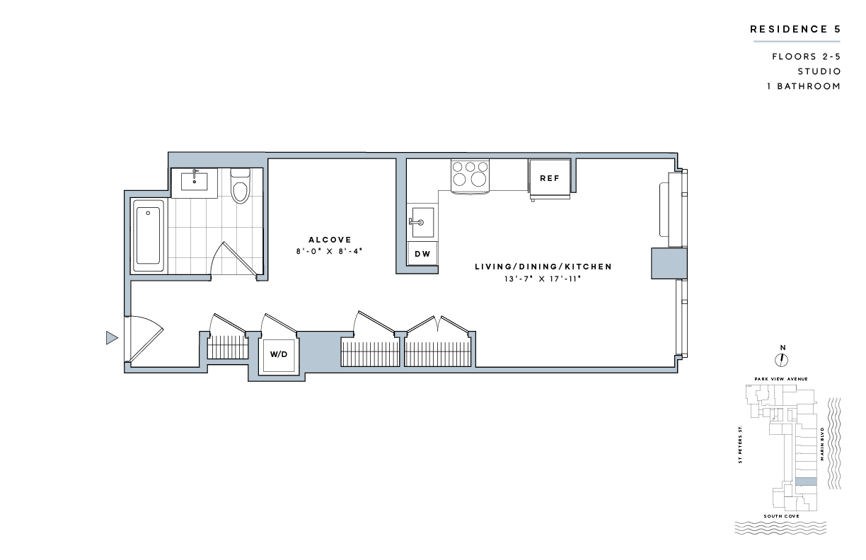 Penthouse, Studio, 1, 2 Bedroom Apartments for Rent Jersey City Vantage